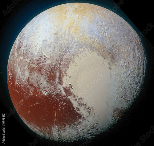 Pluto Planet in solar system cosmic space photo