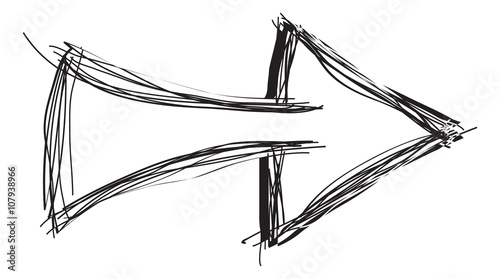 doodle arrows as design elements