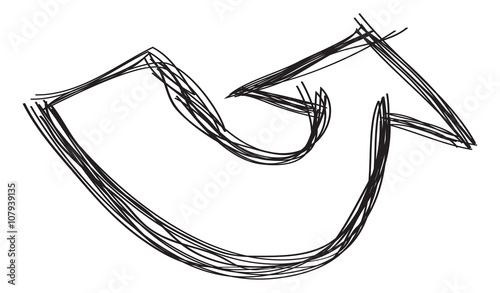 doodle arrows as design elements