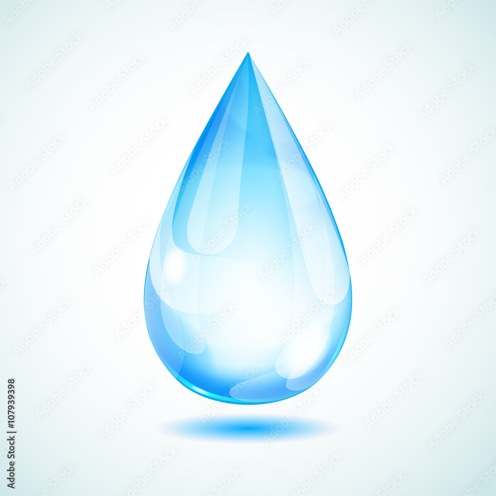 Big light blue drop Big light blue drop