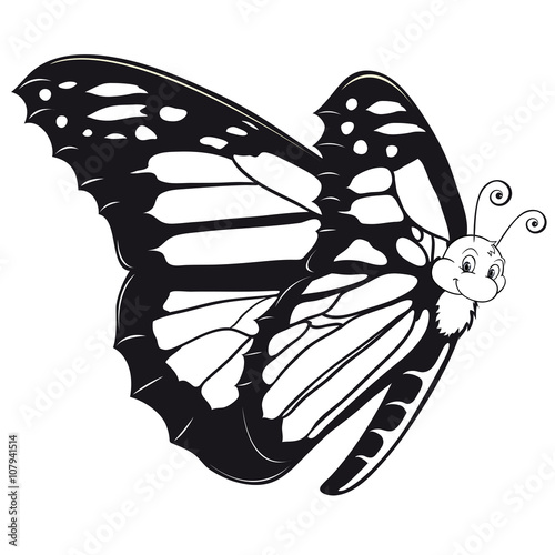 beautiful Butterfly Outlines Schmetterling Ausmalbild