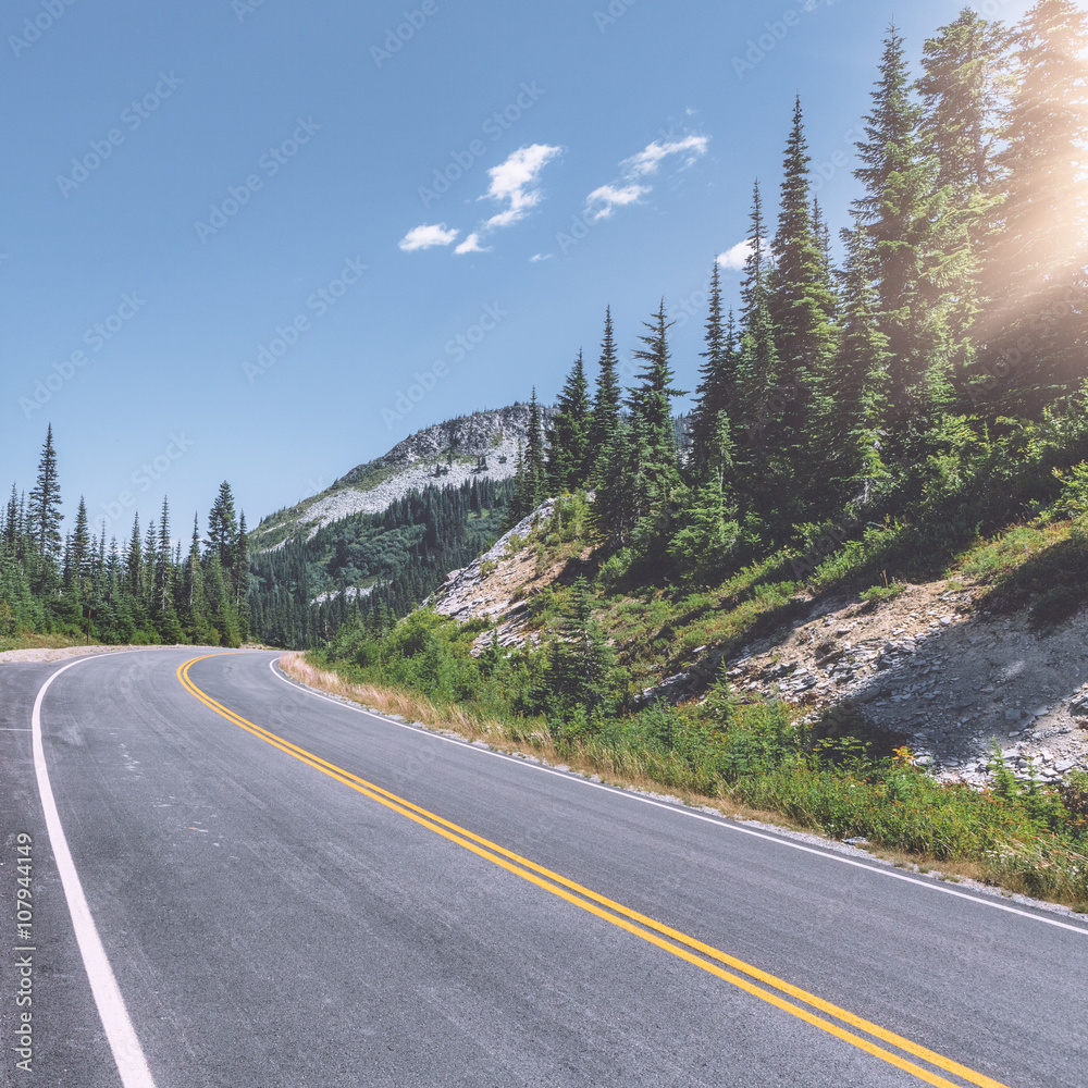 Naklejka premium highway road