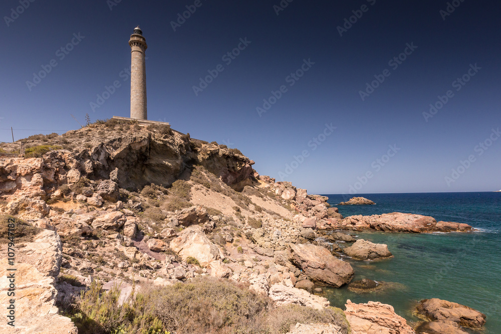 Faro Cabo de Palos - Old Lighthouse in La Manga Faro Cabo de Palos - Old Lighthouse in La Manga