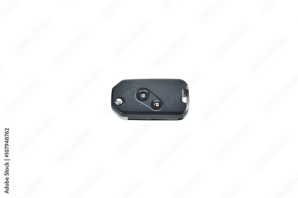 car remote isolated on white background car remote isolated on white background