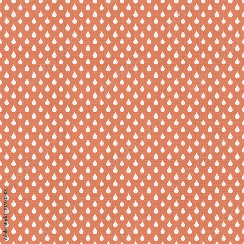 abstract rain polka dot seamless pattern in faded orange