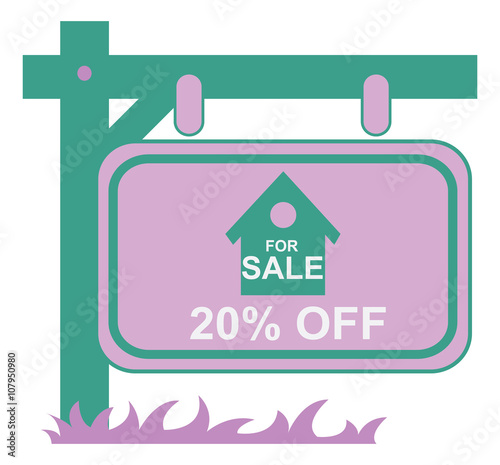 retail sales sign - vector icons