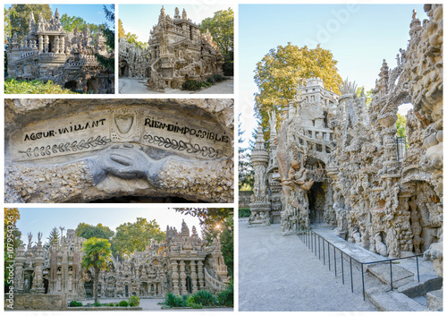 Carte postale Palais Idéal du Facteur Cheval à Hauterives en Drôme photo