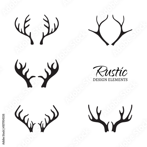 Rustic Antler Set