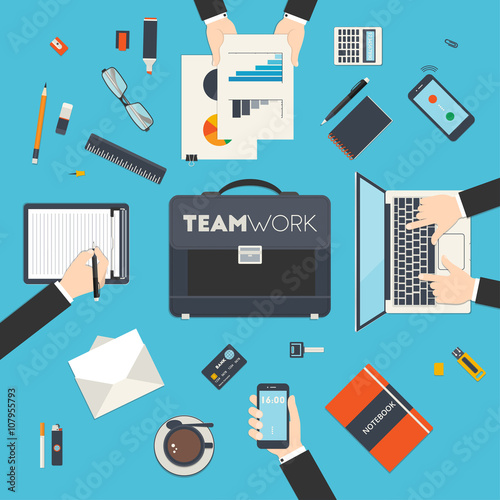 Business teamwork