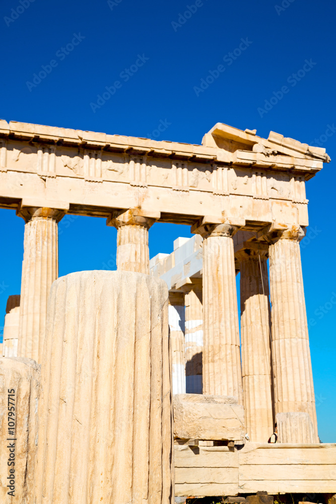  athens in greece the old architecture   parthenon