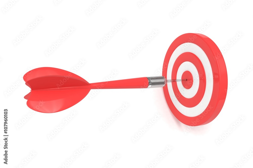arrow darts in target. 3d rendering. arrow darts in target. 3d rendering.