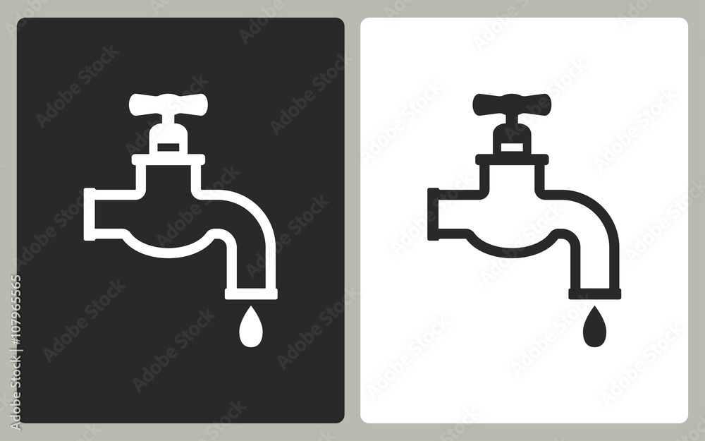 Faucet - vector icon. Faucet - vector icon.