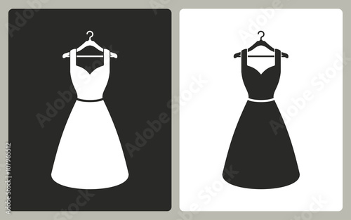 Dress - vector icon.