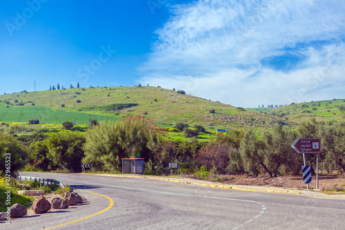 Landscape around Galilee Sea - Kinneret Lake