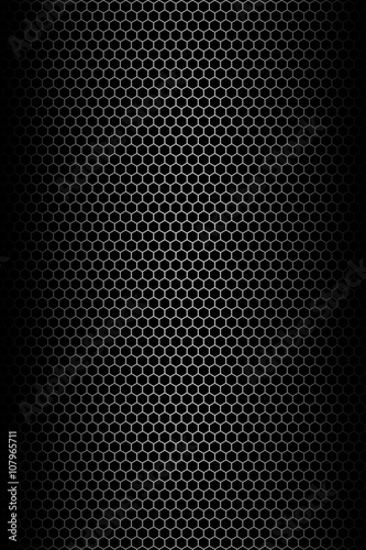 Black honeycomb background