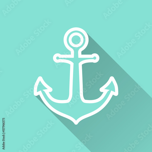 Anchor - vector icon.