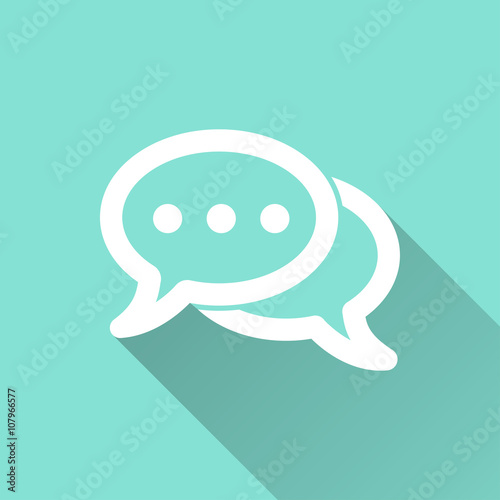 Chatting - vector icon.
