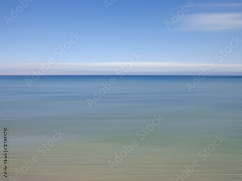 Abstract view of the sea and the sky