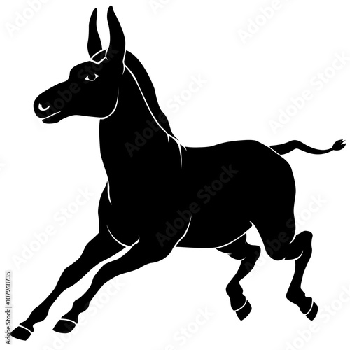 ass black silhouette running 