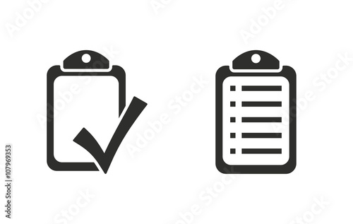 Checklist - vector icon.
