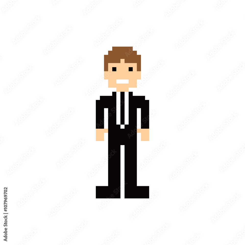 pixel people theme avatar guy pixel people theme avatar guy
