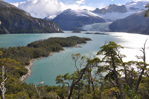 Fototapeta Naklejka Na Ścianę i Meble -  Gletscherblick in Patagonien