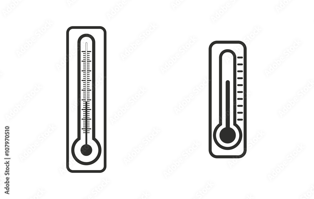 Thermometer - vector icon. Thermometer - vector icon.
