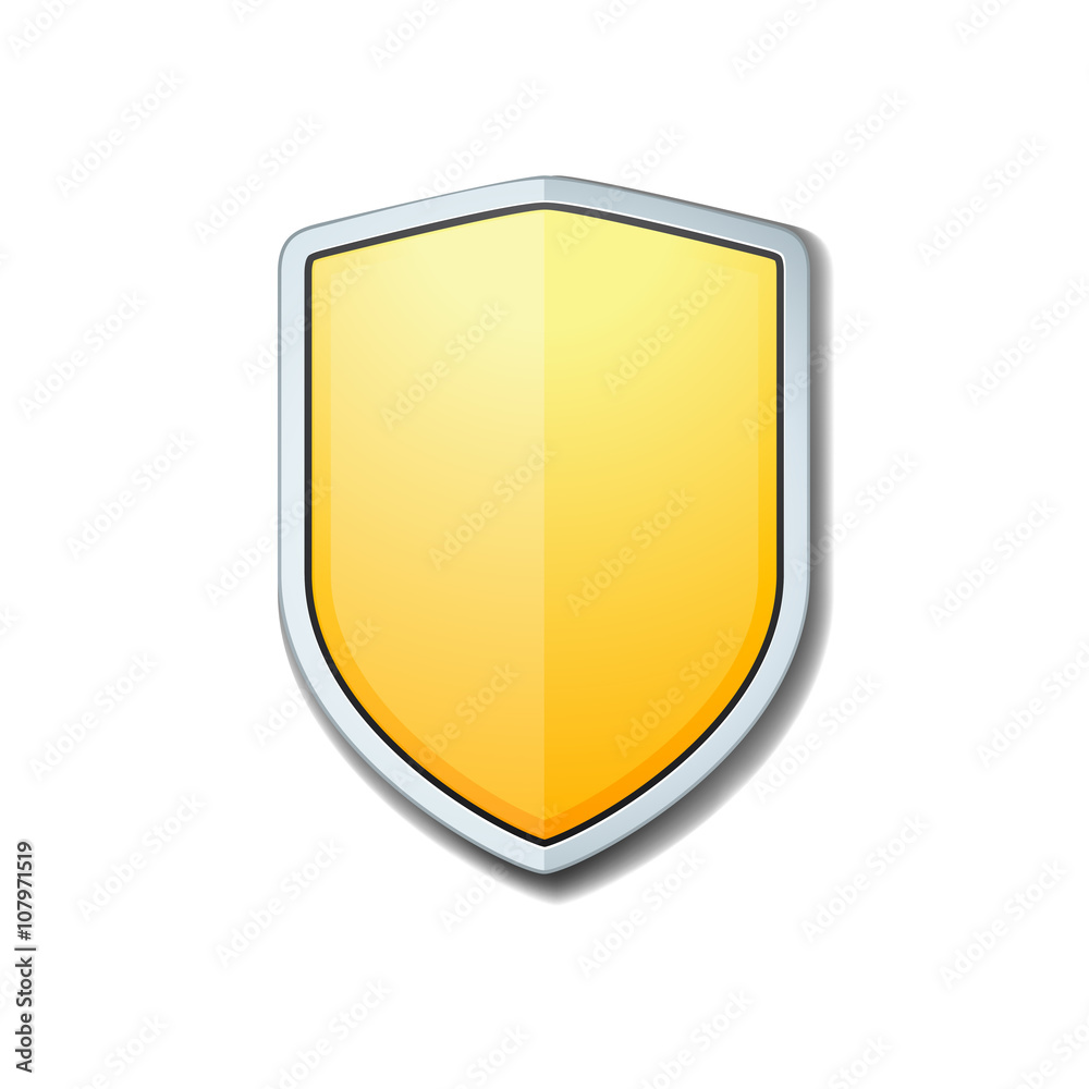 Yellow Shield sign Yellow Shield sign