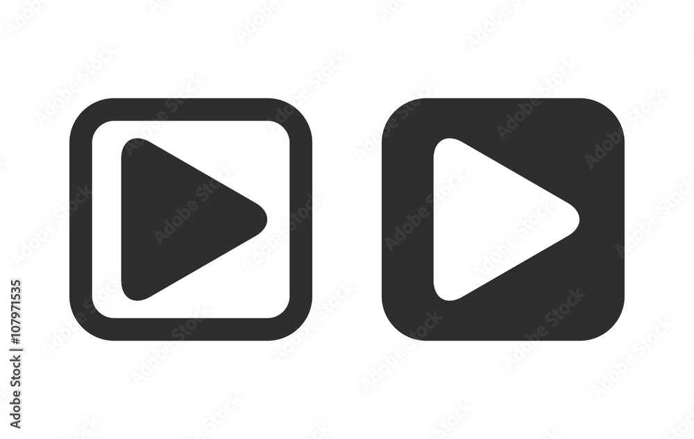 Video - vector icon. Video - vector icon.