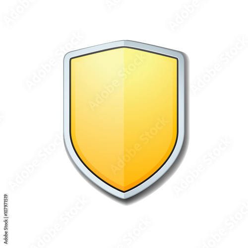 Free Download Yellow Shield sign - GFXLoad
