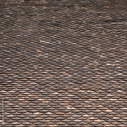Roof tiles pattern 