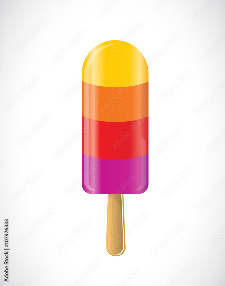 Ice cream on a stick. Illustration 10 version Ice cream on a stick. Illustration 10 version