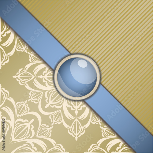 Retro background with ornament. Illustration 10 version