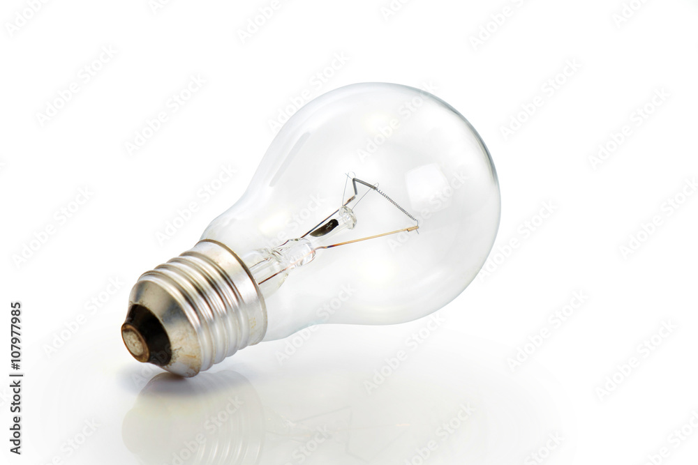 Light bulb / Light bulb on white background. Light bulb / Light bulb on white background.
