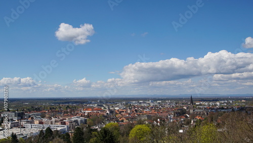 Panoramablick auf Ettlingen