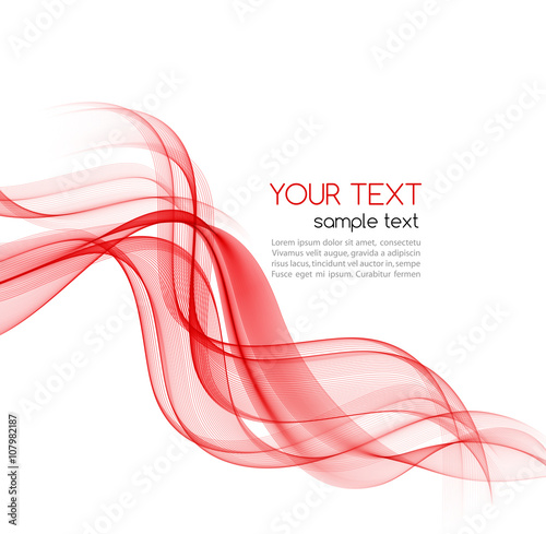 Abstract smooth wave motion illustration