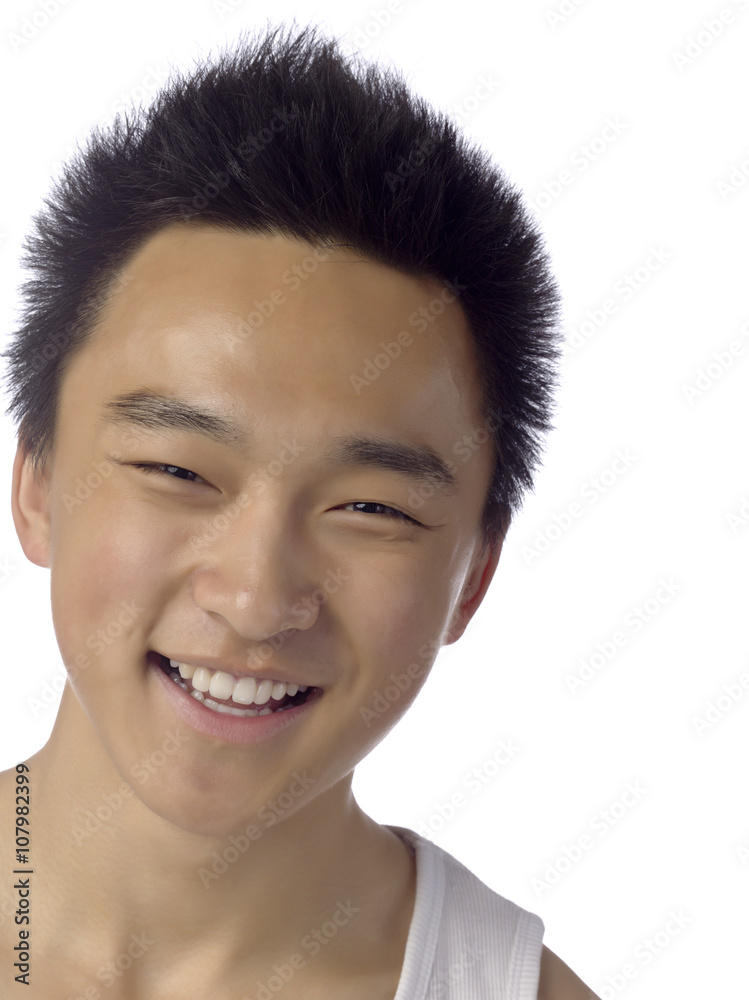 smiling teenage guy smiling teenage guy