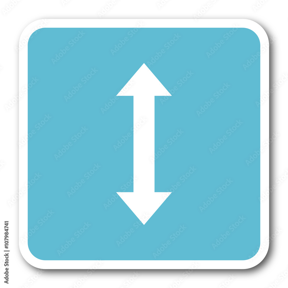 arrow blue square internet flat design icon arrow blue square internet flat design icon