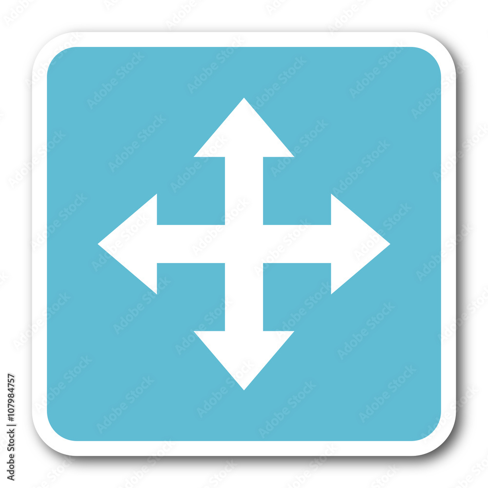 arrow blue square internet flat design icon arrow blue square internet flat design icon