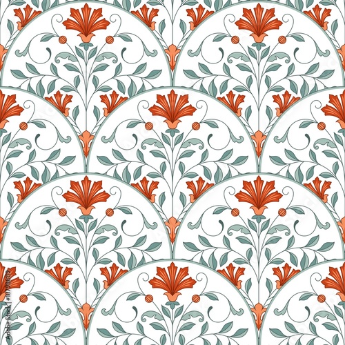 Seamless oriental pattern.