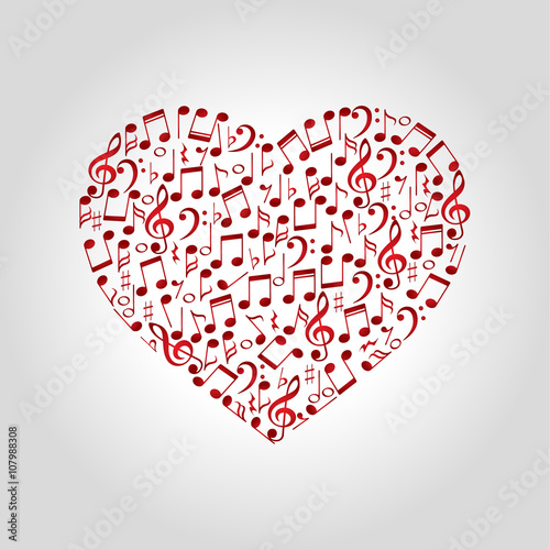 heart logo, icon and symbol vector illustration