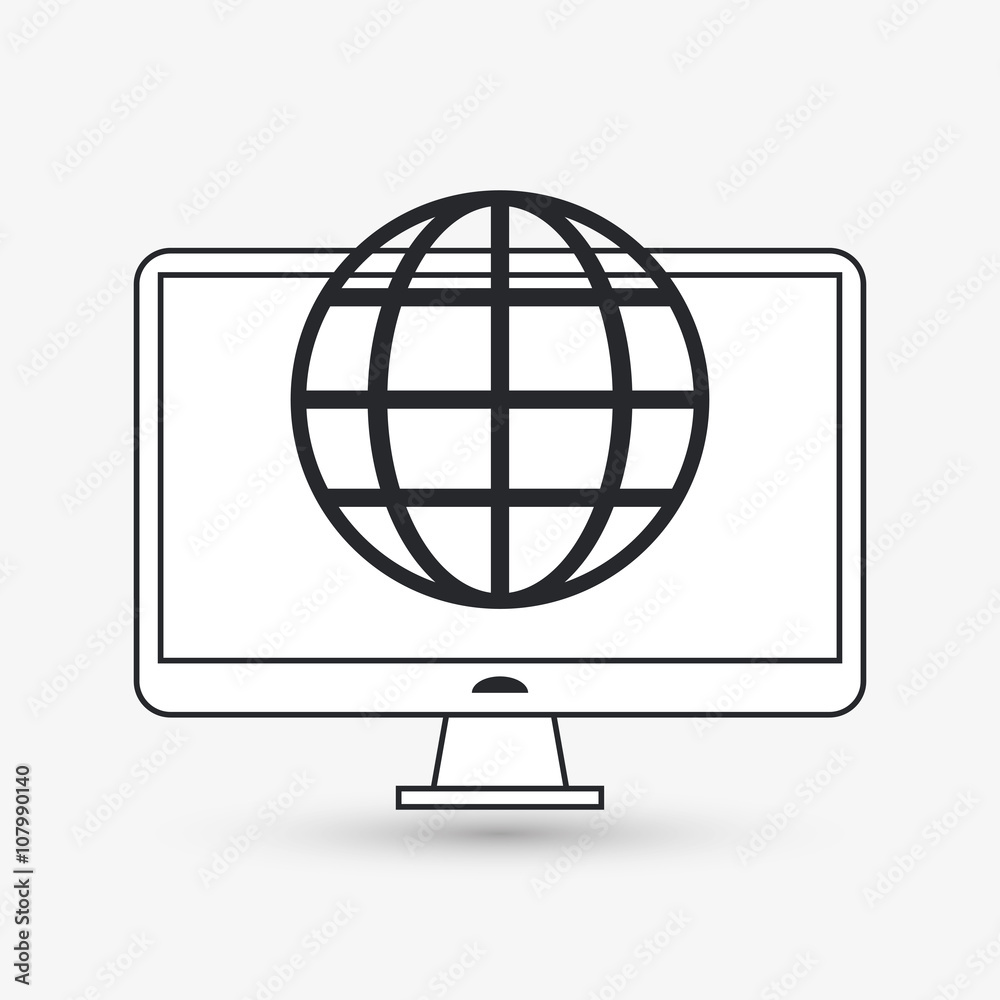 Icon of internet things design, vector illustration Icon of internet things design, vector illustration