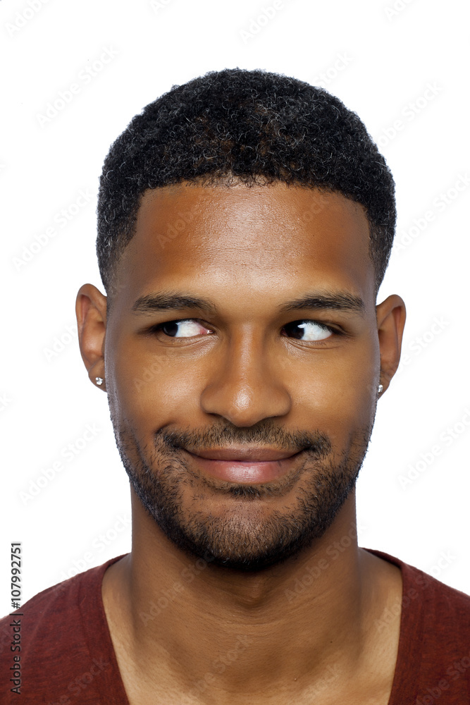 dark guy gesturing a funny face dark guy gesturing a funny face