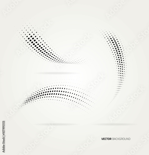 Vector halftone dots.