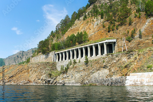 Tunnel on the circum-baikal railroad photo