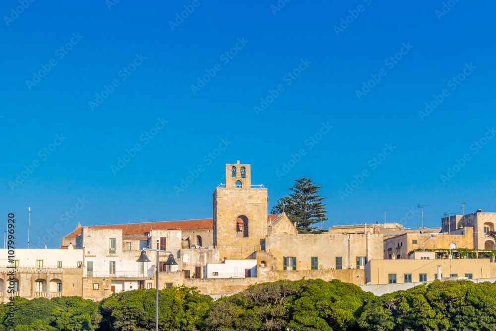 ancient seaside town on the coast of Apulia