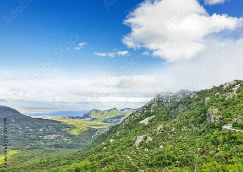 View of Skadar (Liqeni i Shkodres, Skadarsko jezero) lake  Montenegro photo