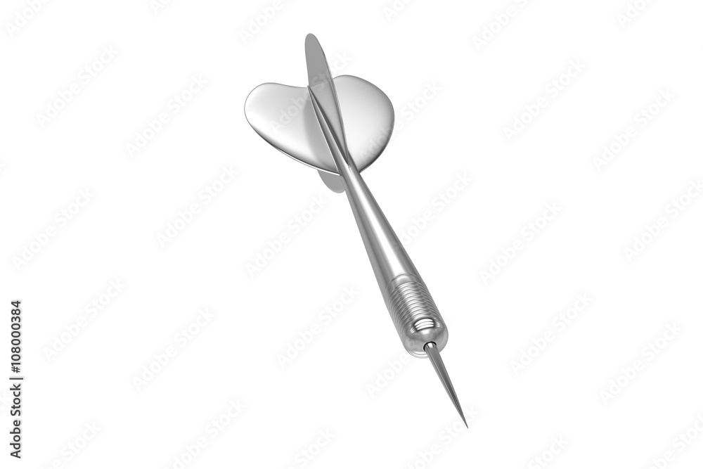 dart isolated on white. 3d rendering. dart isolated on white. 3d rendering.