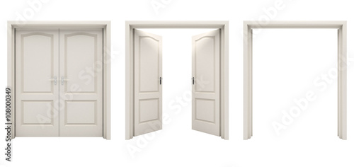 Double open door.