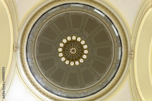 Принти на полотні Interior dome from the rotunda floor of the Arkansas State Capitol building in L